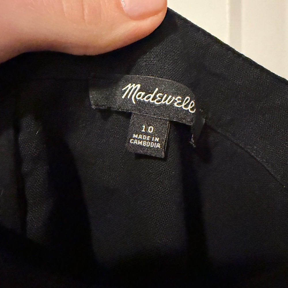 Madewell Max Linen Blend Mini Dress - Picture 5 of 5